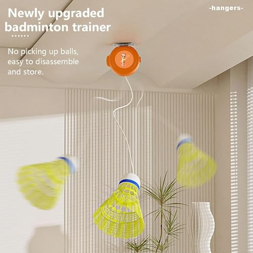 Optifit® Badminton Rebound Trainer Hanging Badminton Trainer with String Badminton Racket Swing Trainer Bouncing Back Self-Playing Line Trainer for Kids X3 Optifit® Badminton Rebound Trainer Hanging Badminton Trainer with String Badminton Racket Swing Trainer Bouncing Back Self-Playing Line Trainer for Kids X3